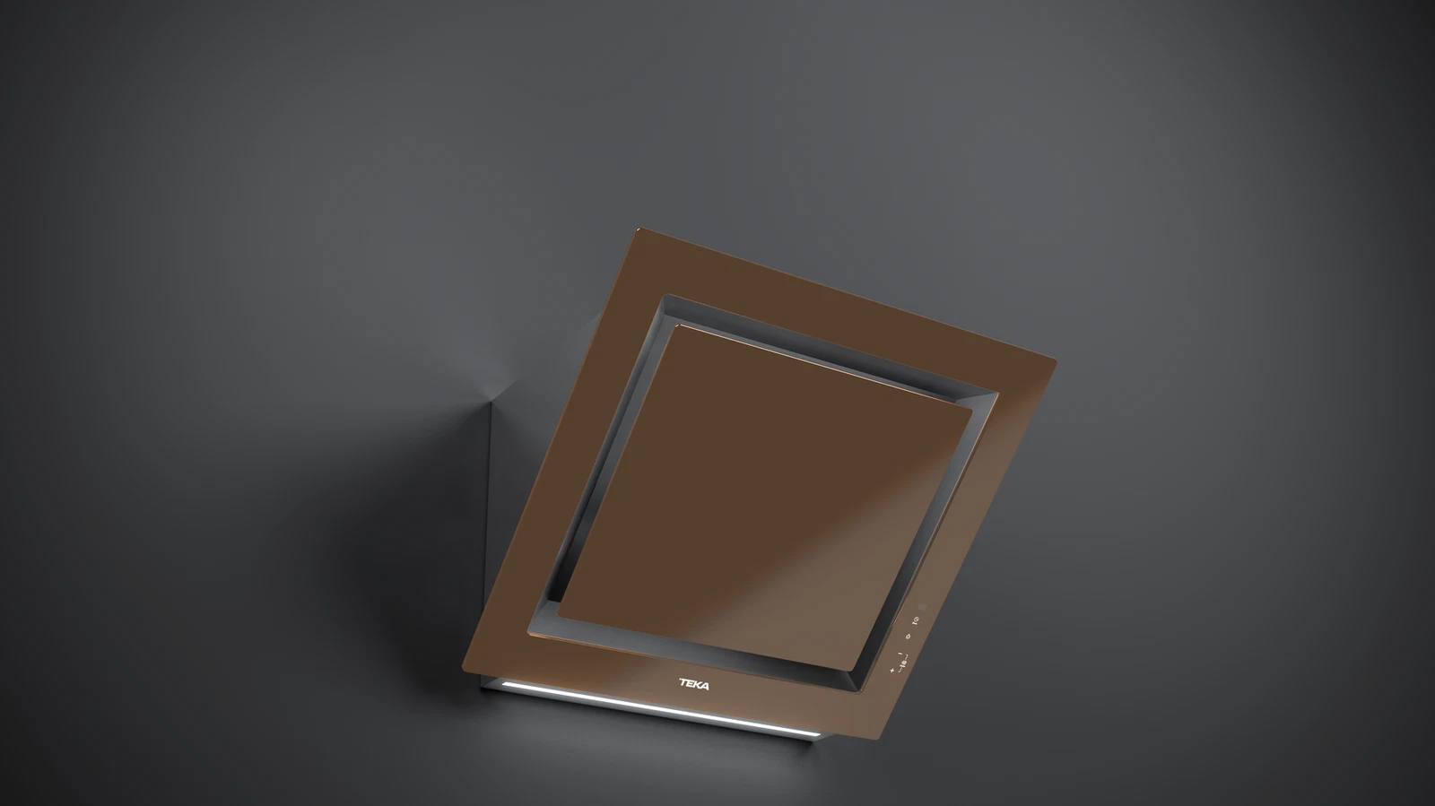 Пристенная вертикальная вытяжка шириной 60 см / Коллекция Urban DLV 68660 TOS LONDON BRICK BROWN