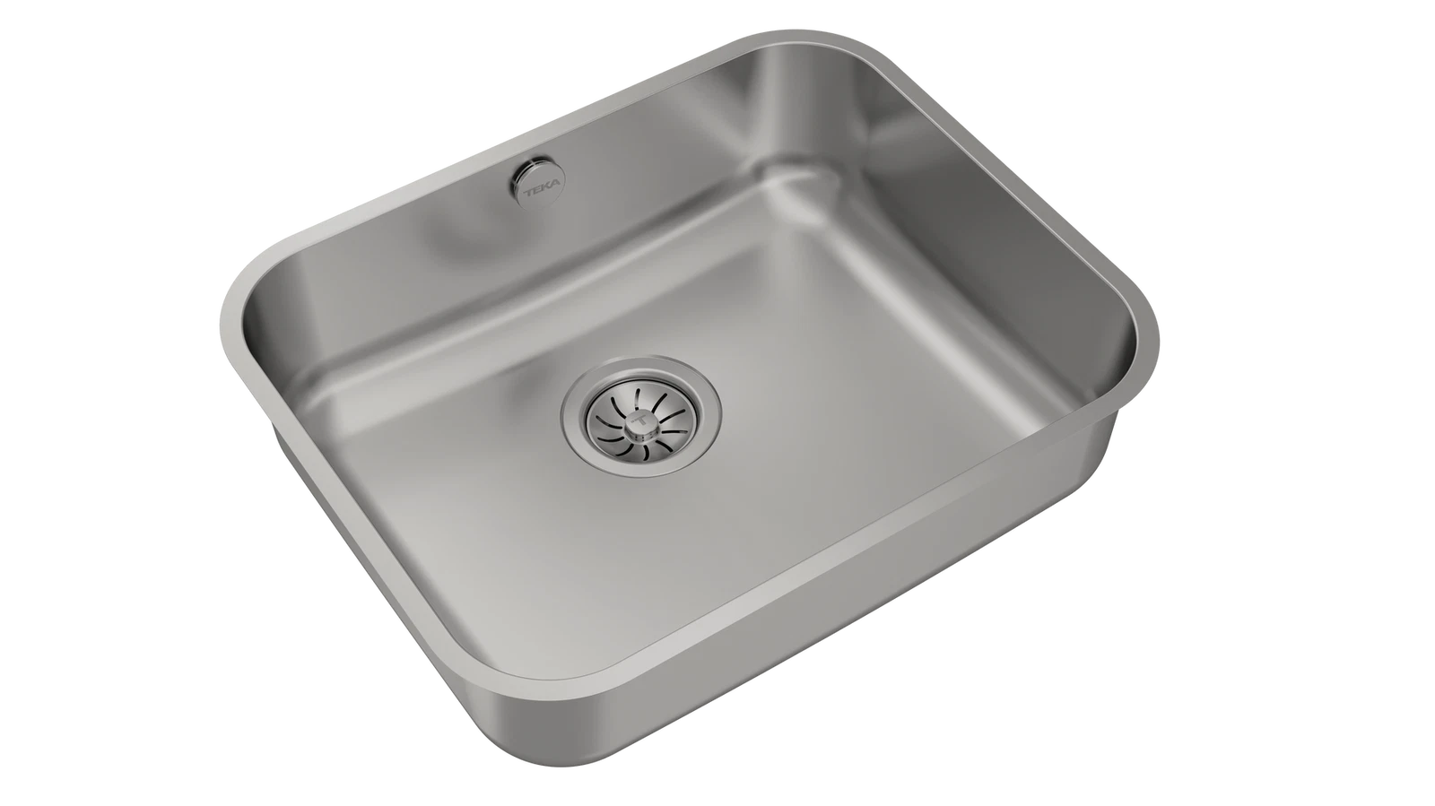 Мойка из нержавеющей стали с 1-ой чашей/ Подстольный монтаж BE 50.40.20 MAX POLISHED