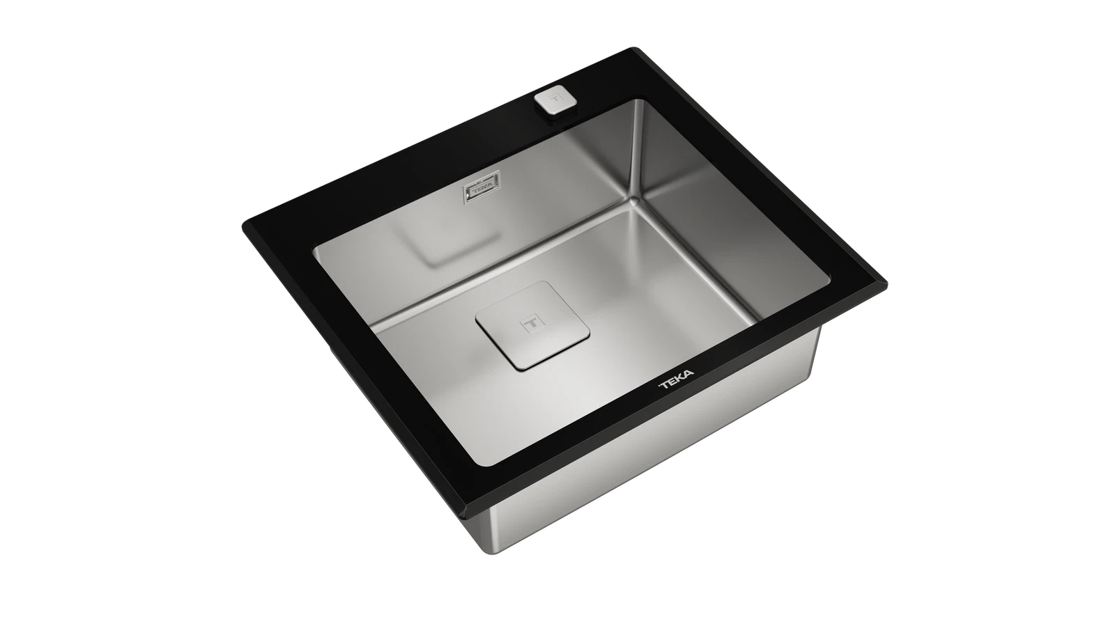Мойка из нержавеющей стали врезная Teka  DIAMOND RS15 1B 60 BLACK Чёрное Стекло