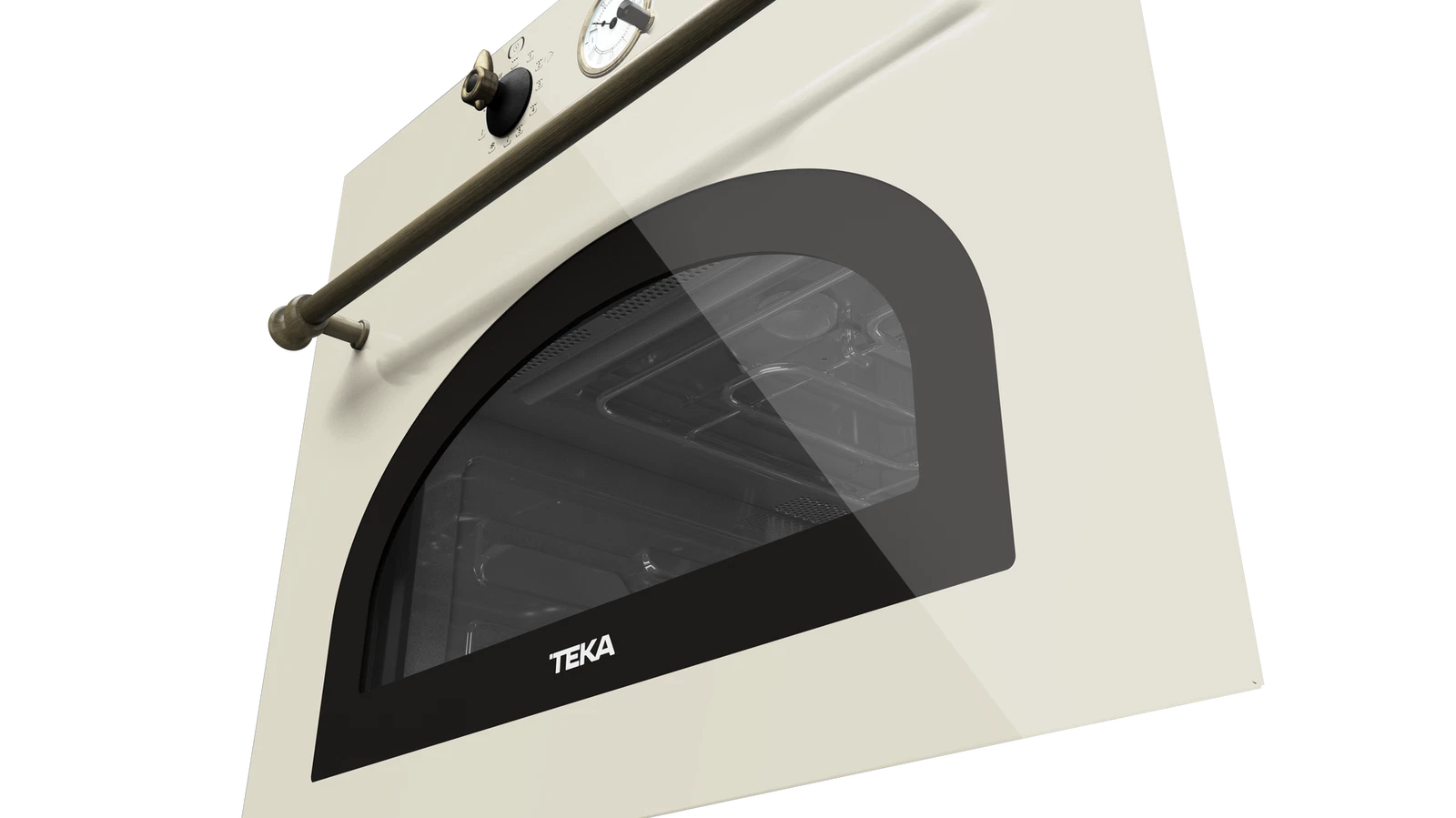 Встраиваемая микроволновая печь Teka Country MWR 32 BIA VANILLA-OB Ванильная Эмаль/Состаренная Бронза