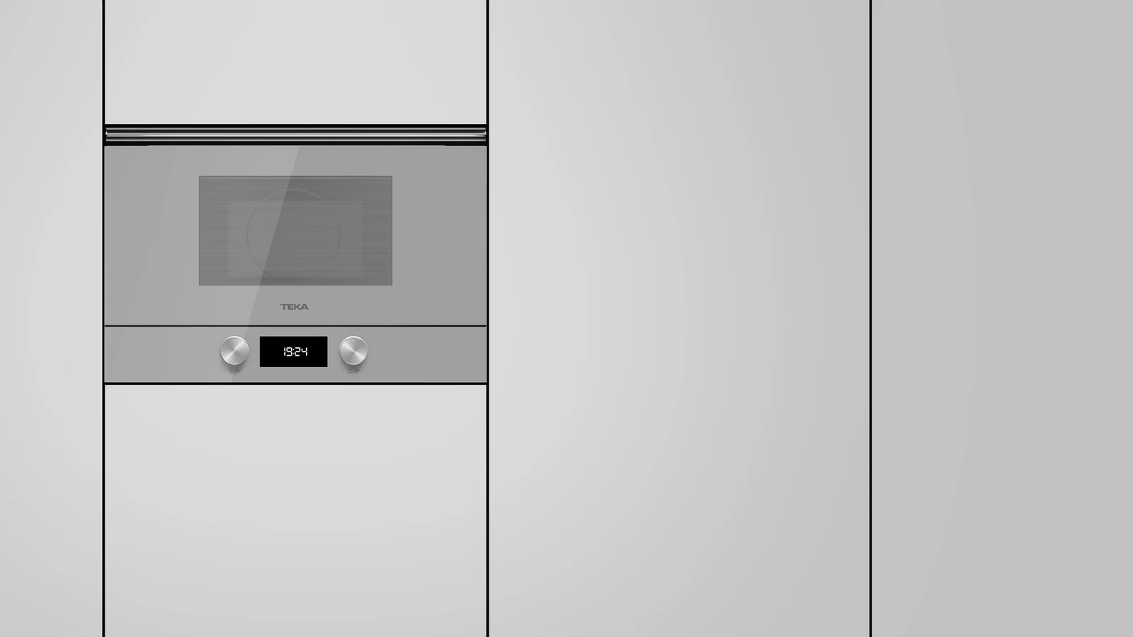 Встраиваемая микроволновая печь Teka Urban ML 8220 BIS L STEAM GREY Серый Пар