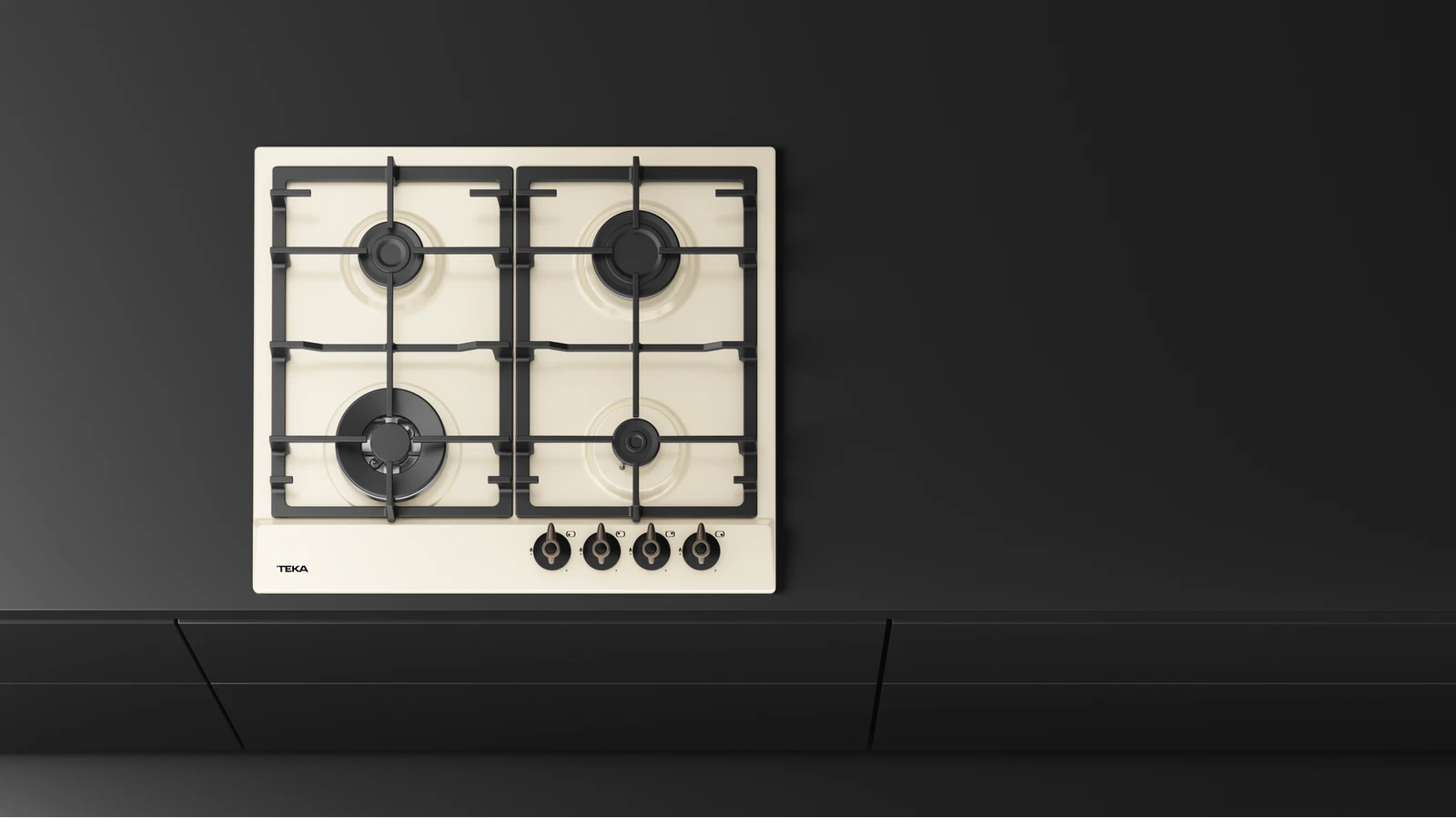 Газовая варочная панель 60 см GSC 64320 RBN VANILLA-OB