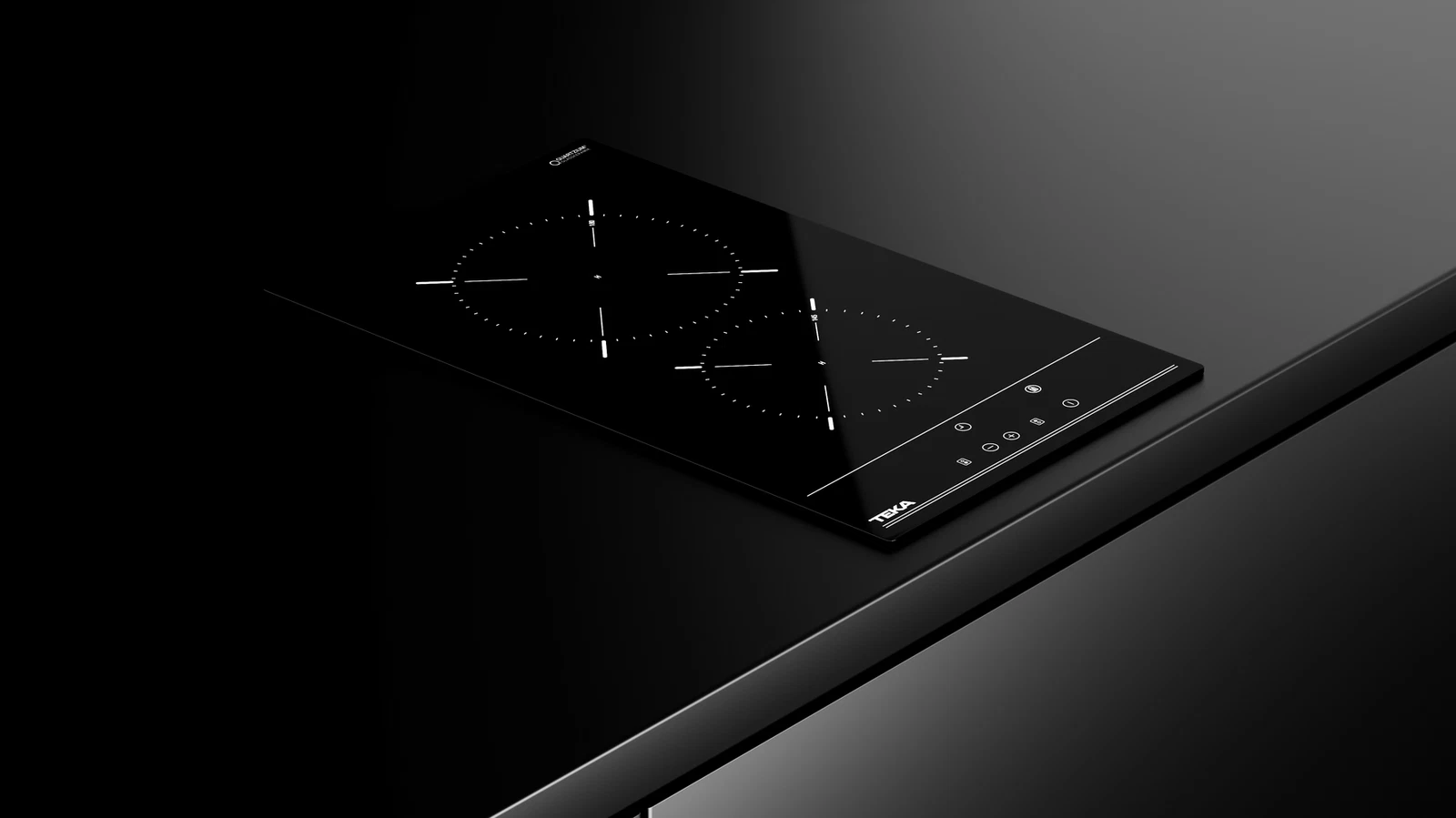 Модульная стеклокерамическая варочная панель 30 см TBC 32010 TTC BLACK