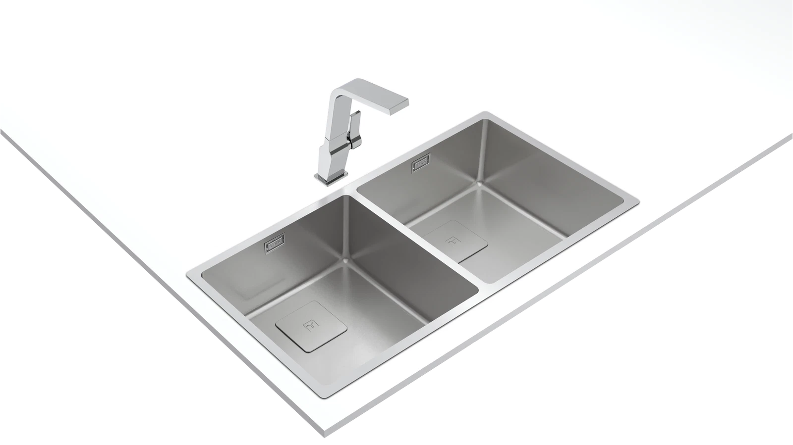 Мойка из нержавеющей стали Teka  FLEXLINEA RS15 86.40 M-XT 2B PureClean Мягкая текстура / Водотталкивающий эффект подстольного монтажа / монтаж заподлицо / монтаж сверху (плоский кант)