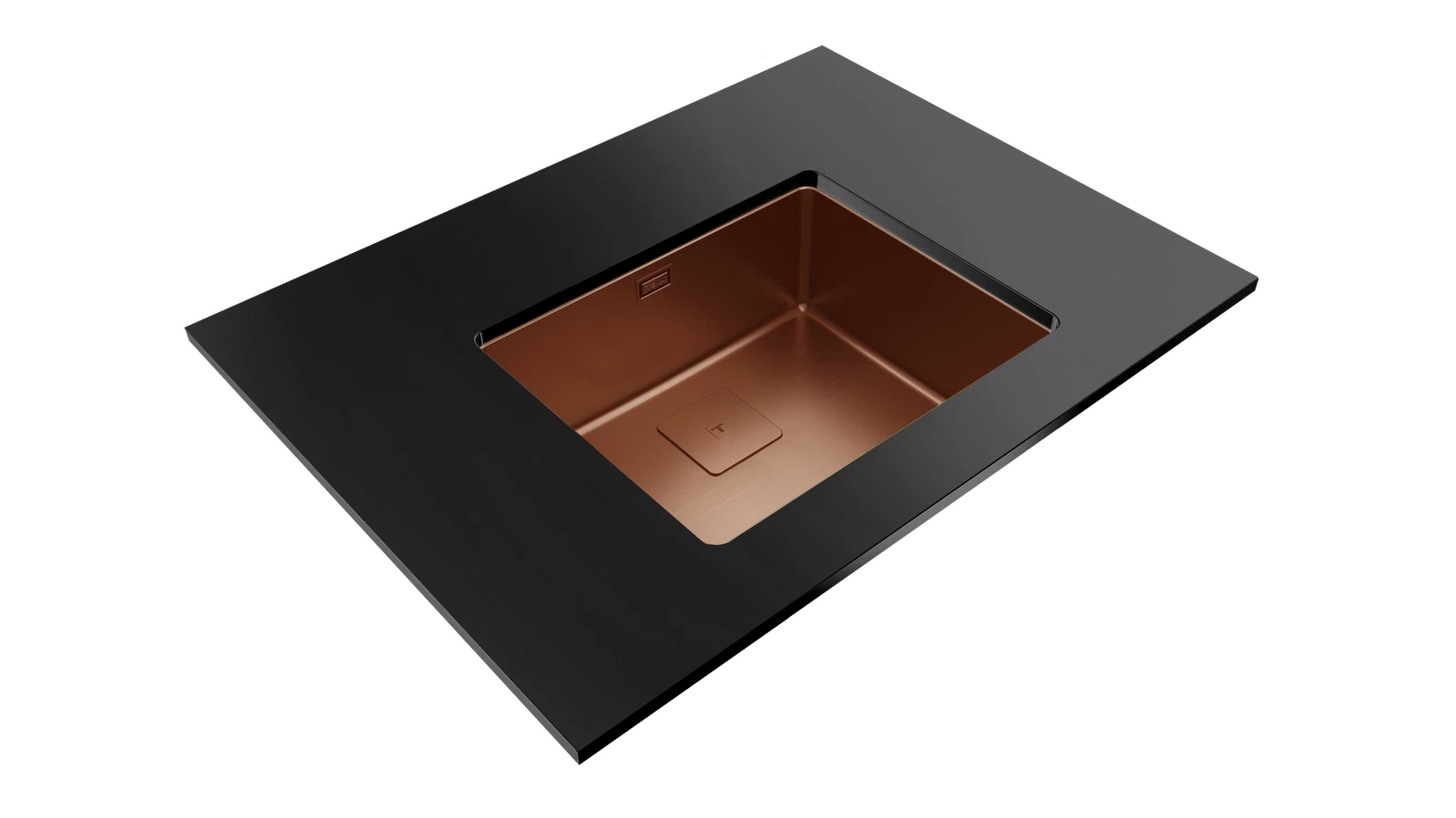 Мойка из нержавеющей стали Teka  FLEXLINEA RS15 50.40 SQ PVD COPPER PVD покрытие / 
Медь подстольного монтажа / монтаж заподлицо / монтаж сверху (плоский кант)