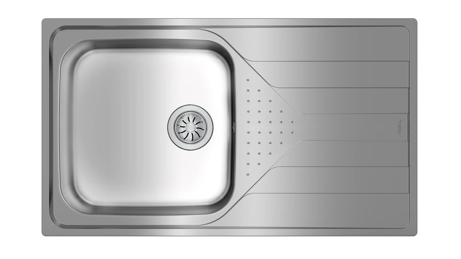 Мойка из нержавеющей стали врезная Teka  UNIVERSE 50 T-XP 1B 1D PLUS POLISHED Полированная