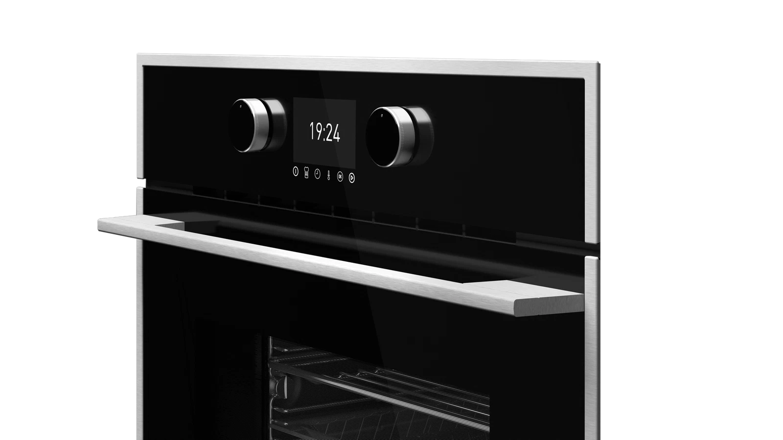 Компактный духовой шкаф  Teka Maestro HLC 847 C BLACK-SS Чёрное Стекло