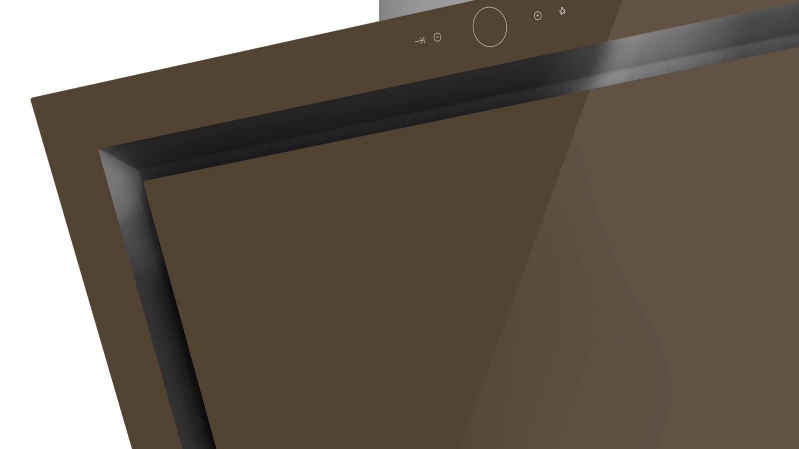 Пристенная вертикальная вытяжка шириной 90 см/ Коллекция Urban DLV 985 LONDON BRICK BROWN