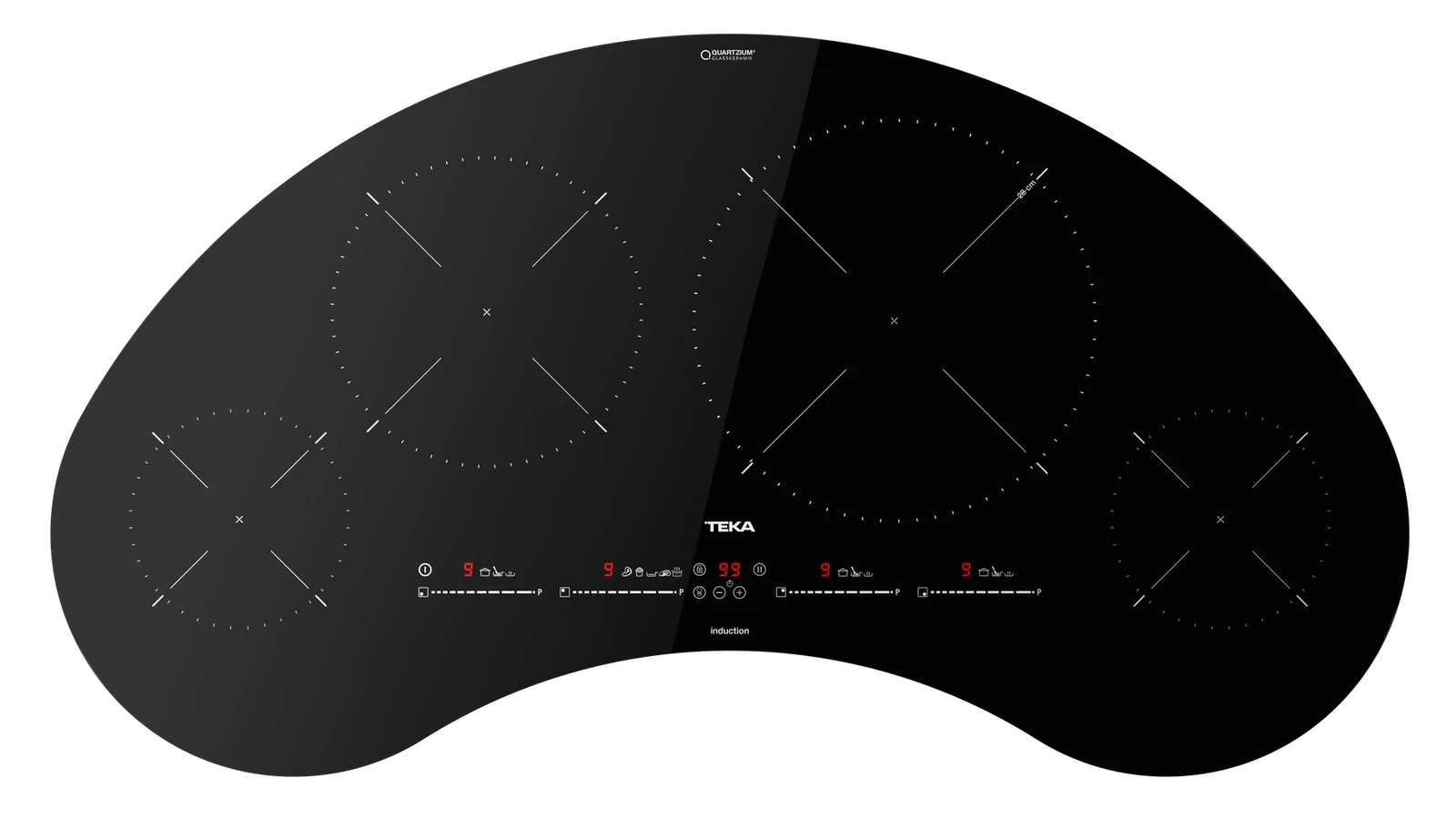 Индукционная варочная панель MasterSense 95 см IKC 94628 MST BLACK