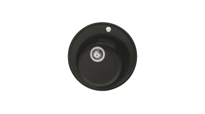 Мойка врезного монтажа из Тегранита Плюс с 1-ой чашей CENTROVAL RB 1B CARBON