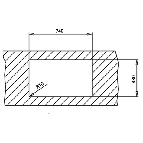 Мойка из нержавеющей стали Teka  FLEXLINEA RS15 71.40 M-XT 1B PureClean Мягкая текстура / Водотталкивающий эффект подстольного монтажа / монтаж заподлицо / монтаж сверху (плоский кант)
