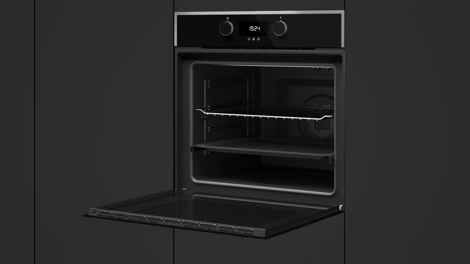 Духовой шкаф электрический Teka Maestro HLB 830 BLACK-SS Чёрное Стекло