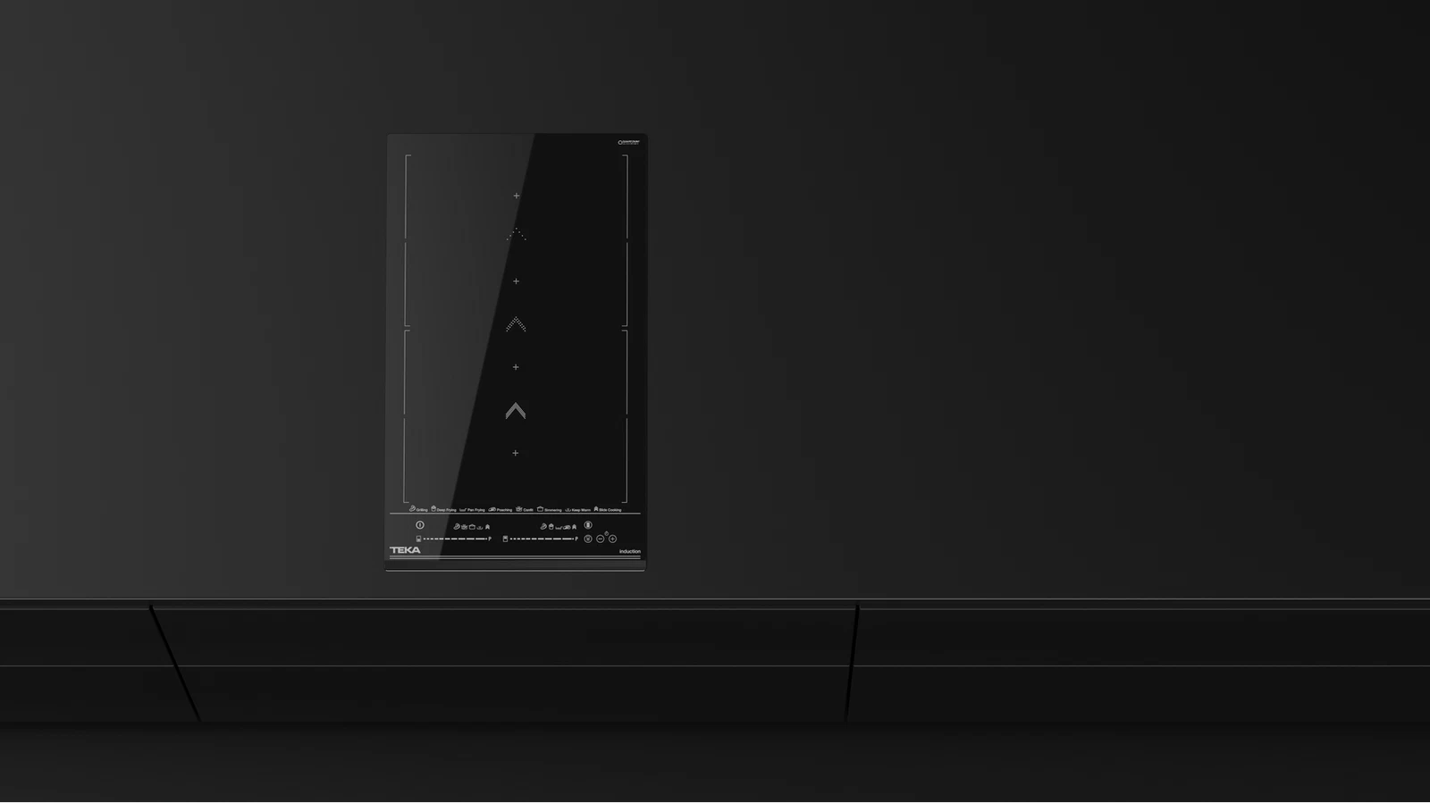 Индукционная варочная панель Flex MasterSense Slide Cooking Domino 30 см IZS 34700 MST BLACK