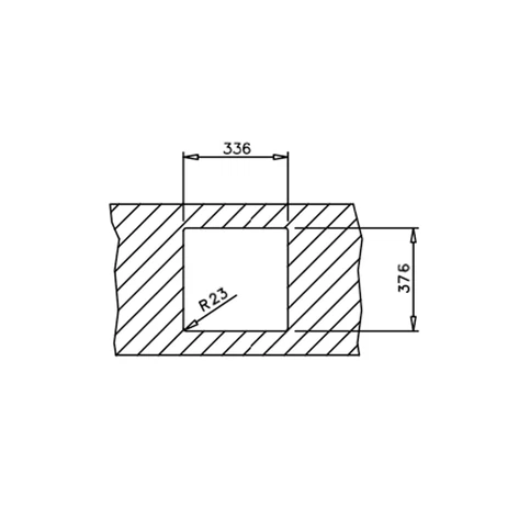 Мойка из нержавеющей стали с 1-ой чашей/ Монтаж заподлицо / Монтаж сверху BEF 34.38 F POLISHED