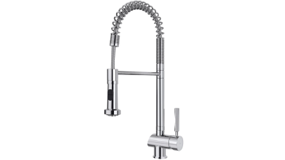 Профессиональный смеситель с гибким поворотным изливом MY CHROME