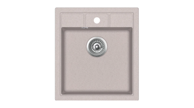 Мойка врезного монтажа из Тегранита с 1-ой чашей ESTELA 45 S-TQ 1B DUNE BEIGE