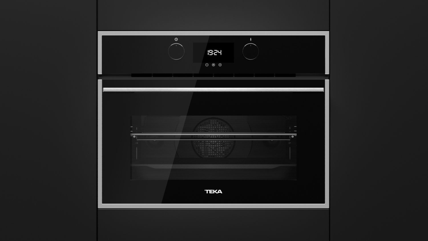 Компактный духовой шкаф  Teka Maestro HLC 840 BLACK-SS Чёрное Стекло