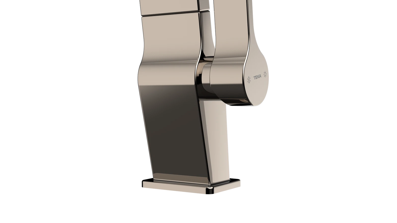 Дизайнерский смеситель Icon. Люксовое долговечное PVD-покрытие ICC 915 GRAPHITE