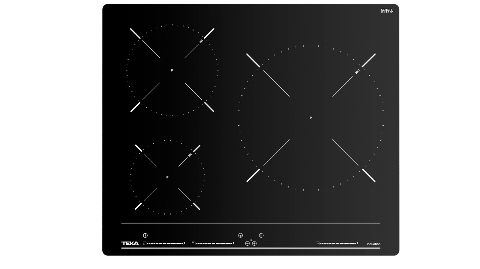 Индукционная варочная панель 60 см IBC 63010 MSS BLACK