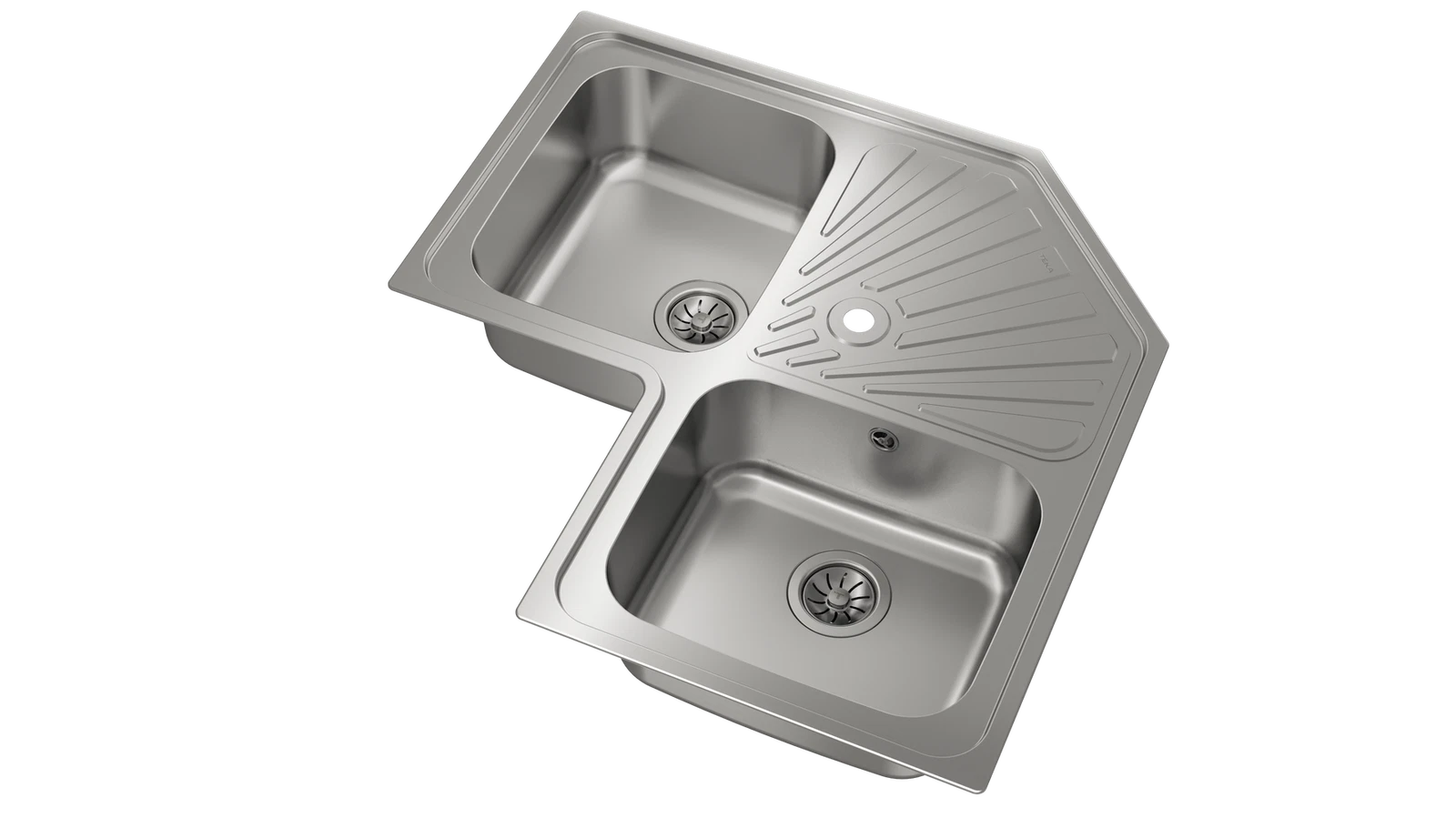 Мойка из нержавеющей стали врезная Teka  ANGULAR 2B POLISHED Полированная