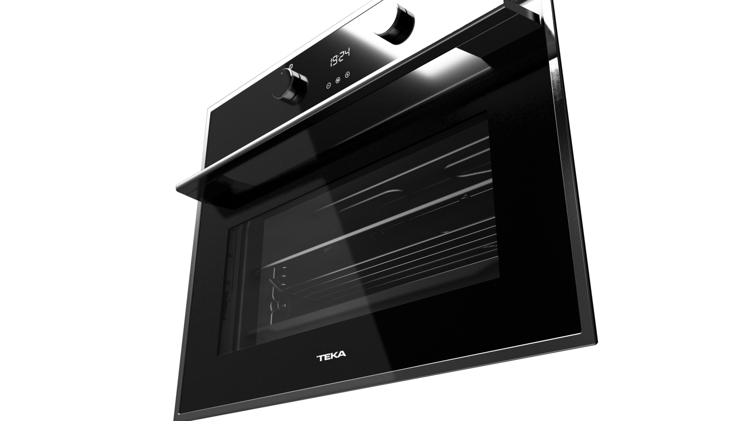 Компактный духовой шкаф  Teka Maestro HLC 840 BLACK-SS Чёрное Стекло