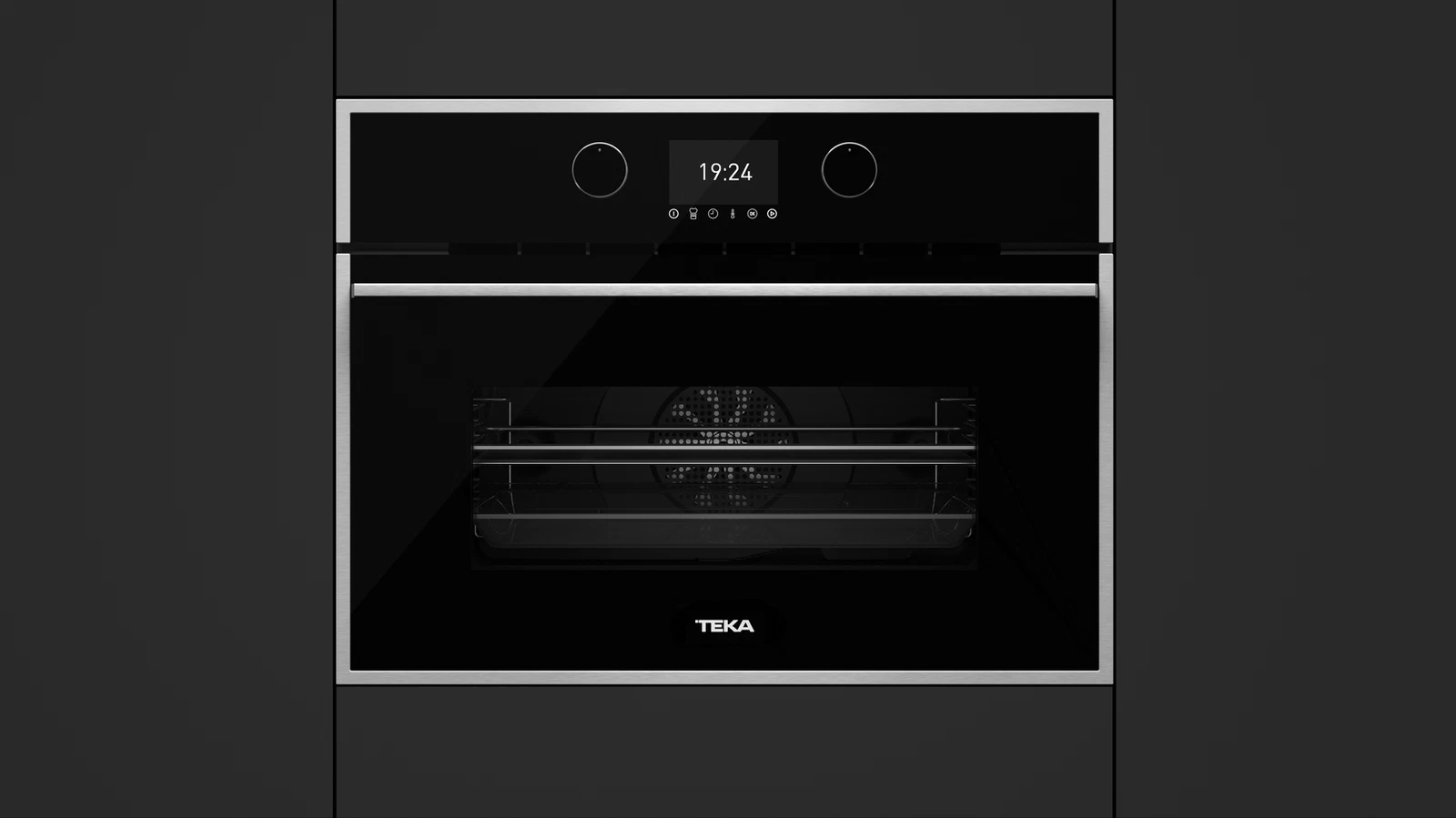 Компактный духовой шкаф  Teka Maestro HLC 847 C BLACK-SS Чёрное Стекло