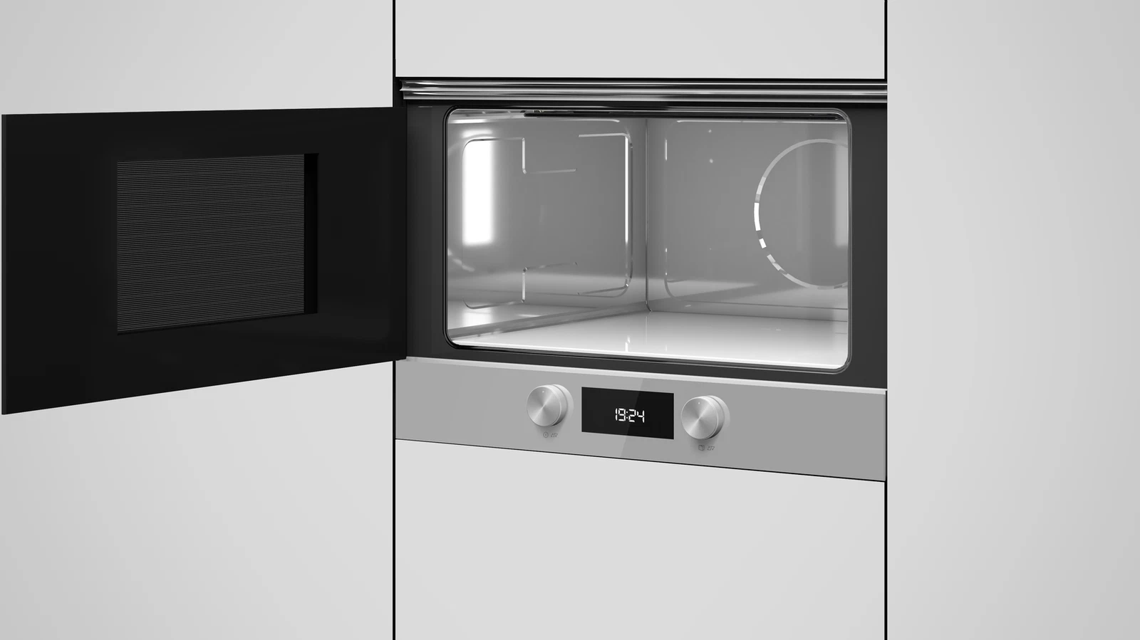 Встраиваемая микроволновая печь Teka Urban ML 8220 BIS L STEAM GREY Серый Пар