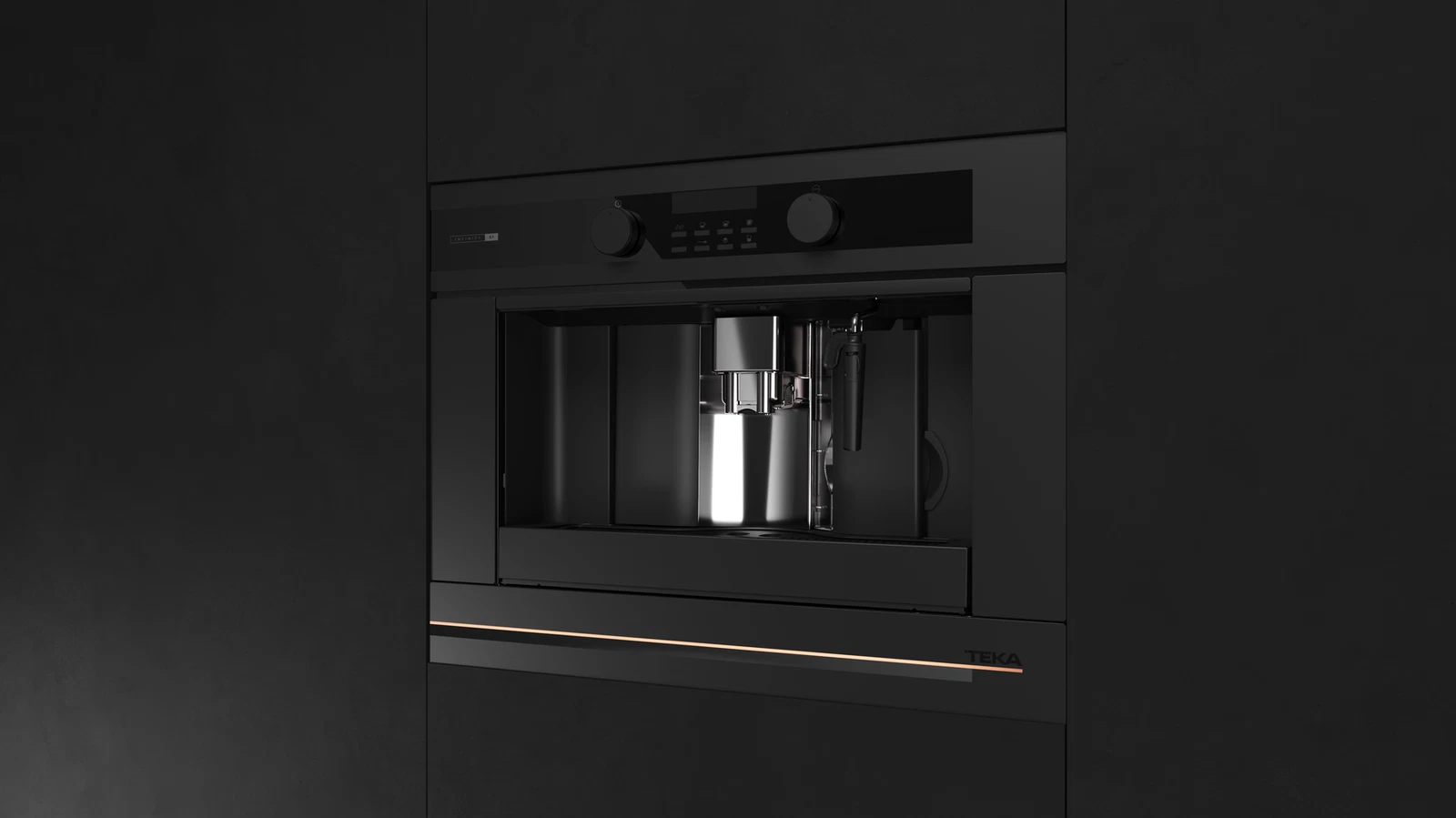 Кофемашина встраиваемая Teka Infinity CLC 85-G1 GM MATT BLACK Матовый Чёрный