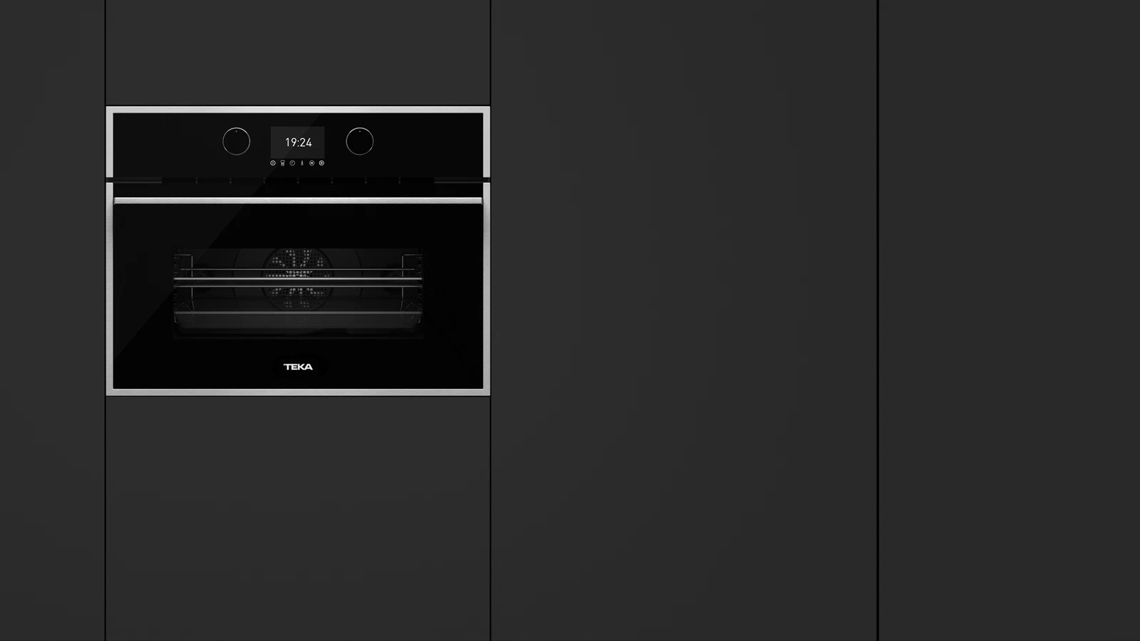 Компактный духовой шкаф  Teka Maestro HLC 847 C BLACK-SS Чёрное Стекло