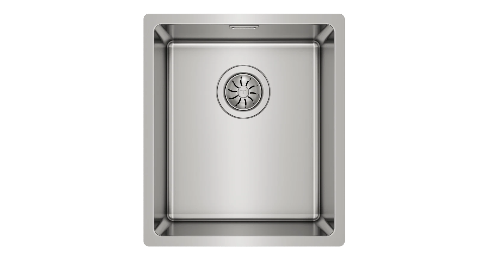 Мойка из нержавеющей стали с 1-ой чашей/ Подстольный монтаж BE LINEA RS15 34.40 POLISHED