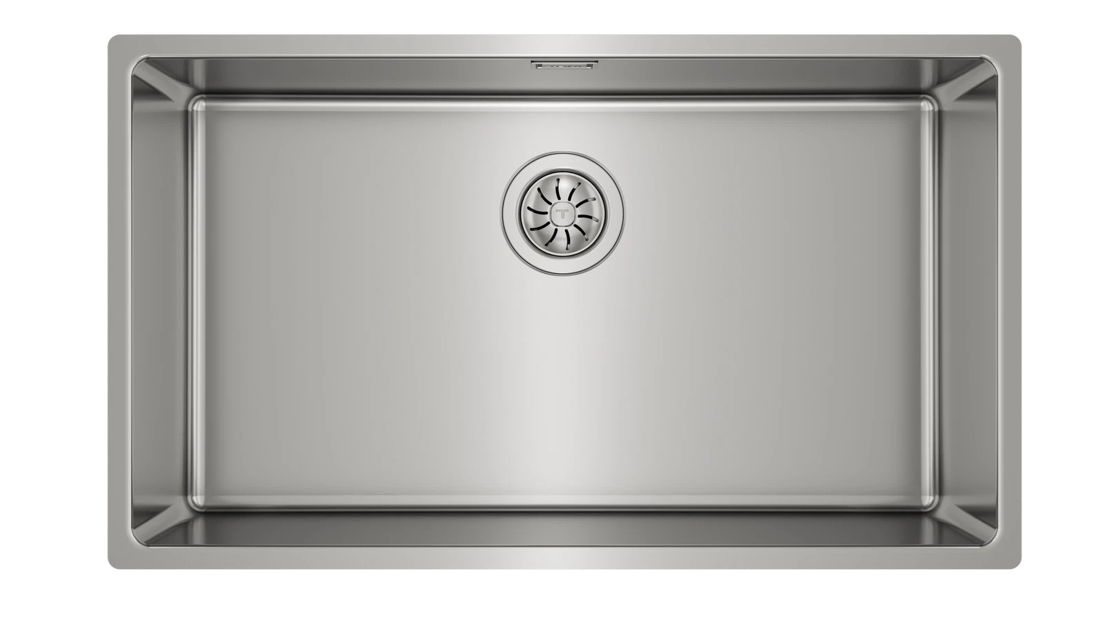 Мойка из нержавеющей стали с1-ой чашей/ Подстольный монтаж BE LINEA RS15 71.40 POLISHED