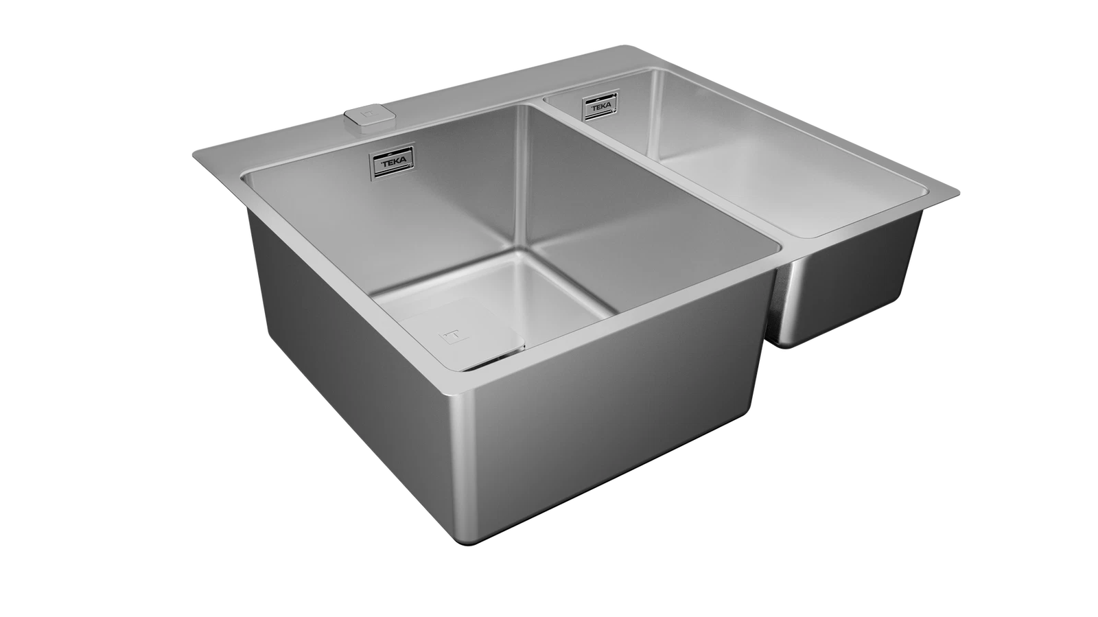 Мойка из нержавеющей стали Teka  FORLINEA RS15 2B 580 POLISHED Полированная монтаж заподлицо / монтаж сверху (плоский кант)