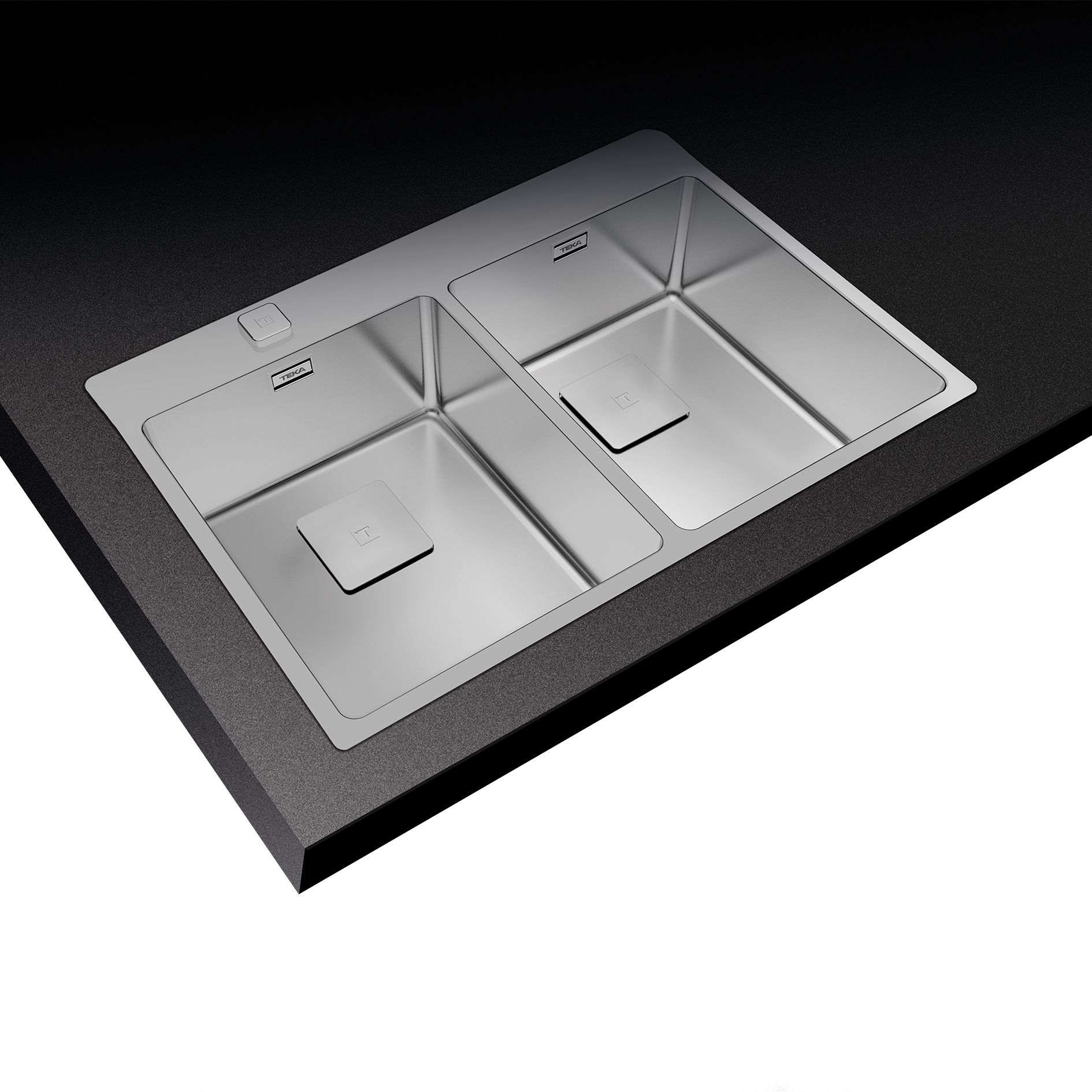 Мойка из нержавеющей стали Teka  FORLINEA RS15 2B 740 POLISHED Полированная монтаж заподлицо / монтаж сверху (плоский кант)