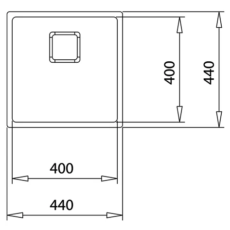 Мойка из нержавеющей стали Teka  FLEXLINEA RS15 40.40 M-XT 1B PureClean Мягкая текстура / Водотталкивающий эффект подстольного монтажа / монтаж заподлицо / монтаж сверху (плоский кант)