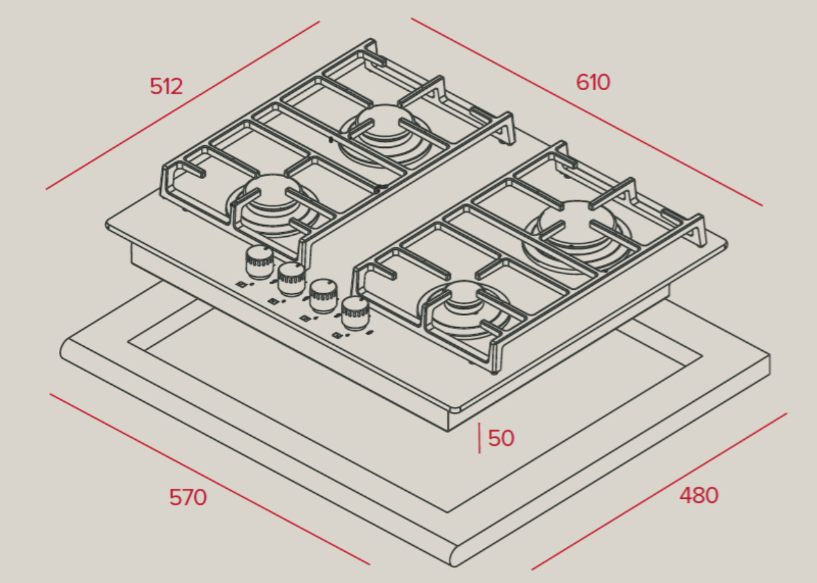 Варочная панель Teka CGW LUX 60 TC 4G AI AL CI