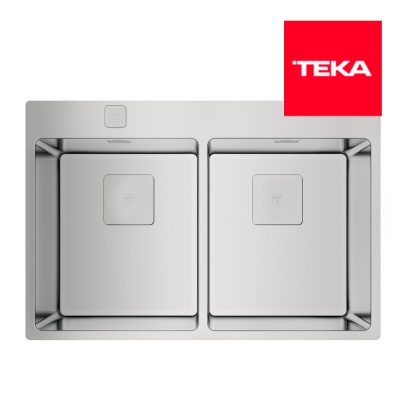 Мойка из нержавеющей стали Teka  FORLINEA RS15 2B 740 POLISHED Полированная монтаж заподлицо / монтаж сверху (плоский кант)