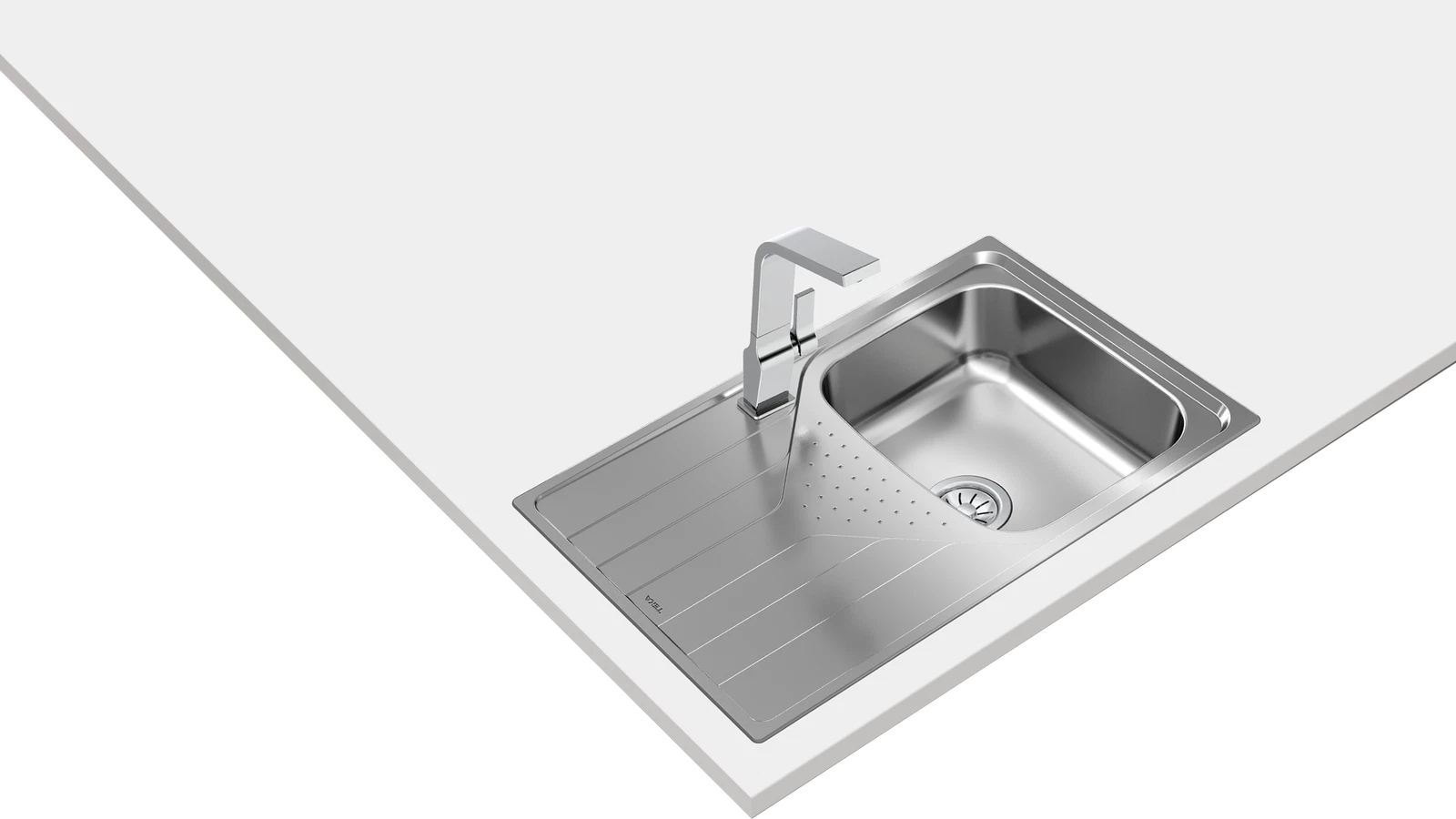 Мойка из нержавеющей стали врезная Teka  UNIVERSE 45 T-XM 1B 1D MCTXT Микротекстурированная