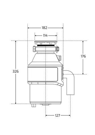 Измельчитель пищевых отходов TR 23.1 Teka Чёрный