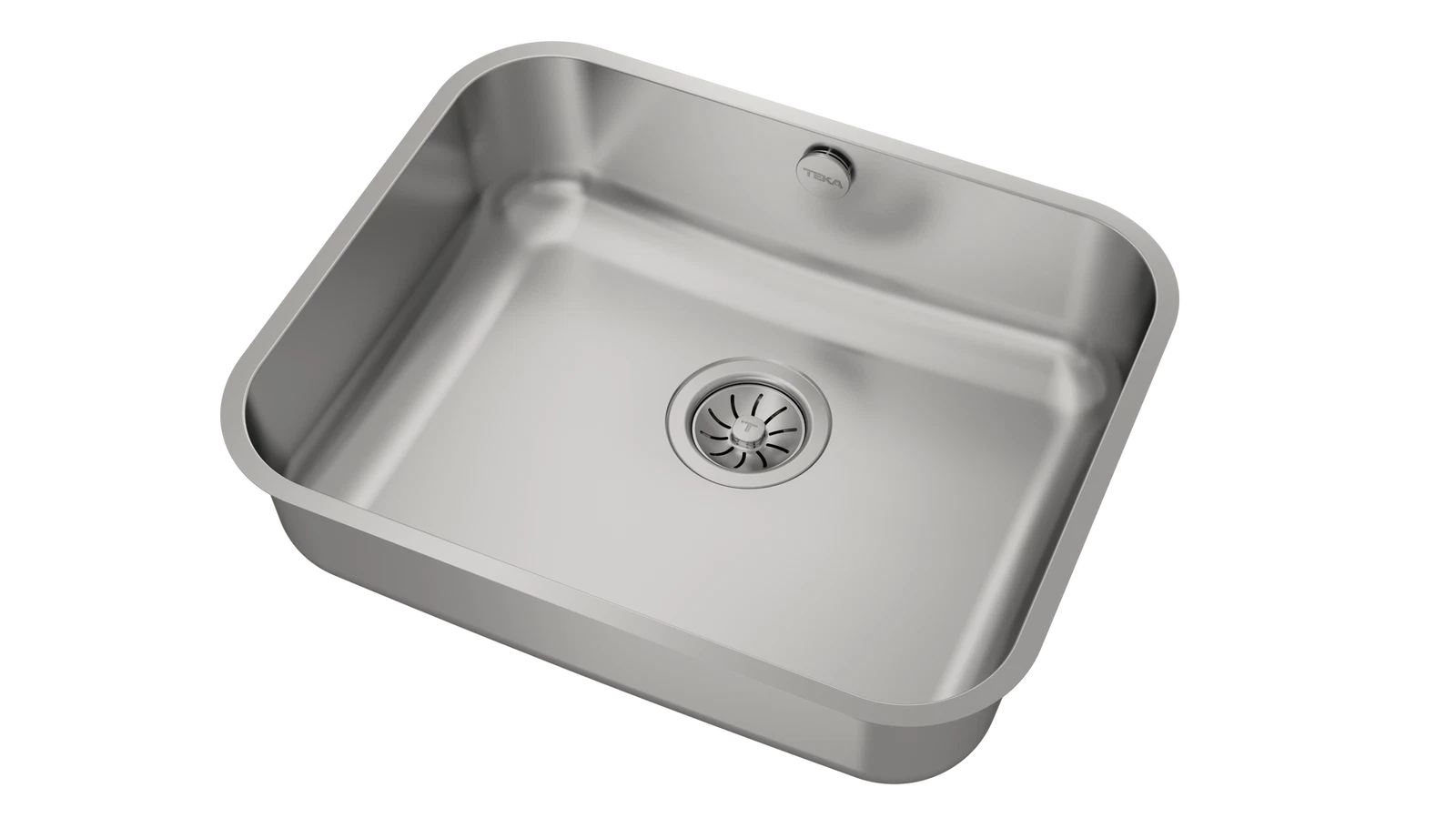 Мойка из нержавеющей стали с 1-ой чашей/ Подстольный монтаж BE 50.40.20 MAX POLISHED