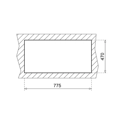 Мойка врезного монтажа из Тегранита с 1-ой основной и 1-ой дополнительной чашами CLIVO 60 B-TQ 1½B 1D ONYX BLACK