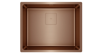 Мойка из нержавеющей стали Teka  FLEXLINEA RS15 50.40 SQ PVD COPPER PVD покрытие / 
Медь подстольного монтажа / монтаж заподлицо / монтаж сверху (плоский кант)