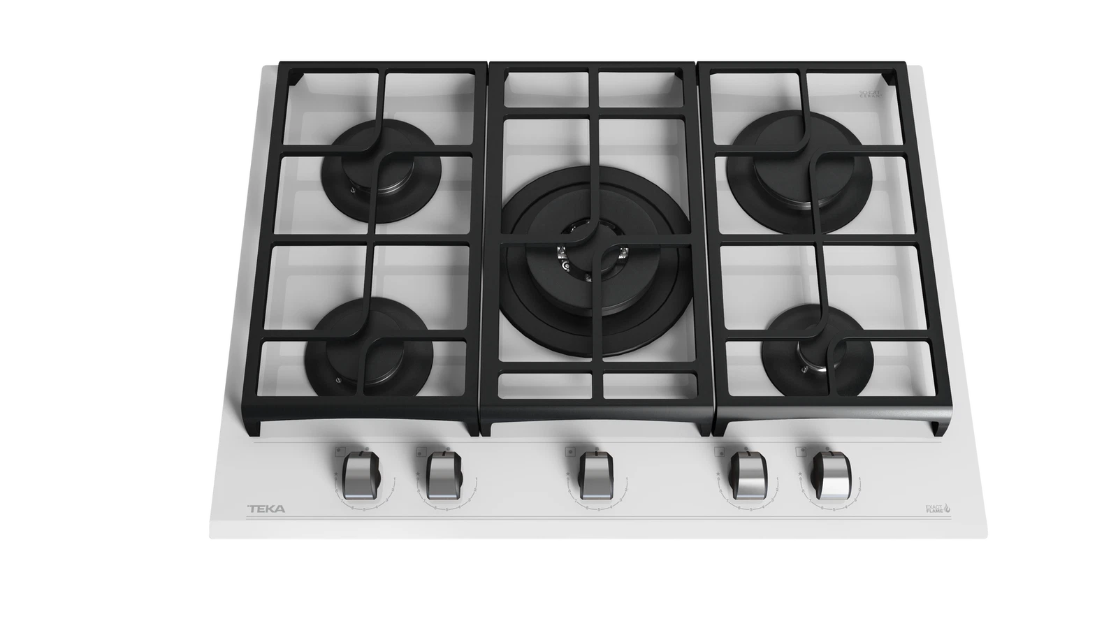 Варочная панель газ на стекле 70 см/ Коллекция Urban GZC 75330 XBC WHITE MARBLE