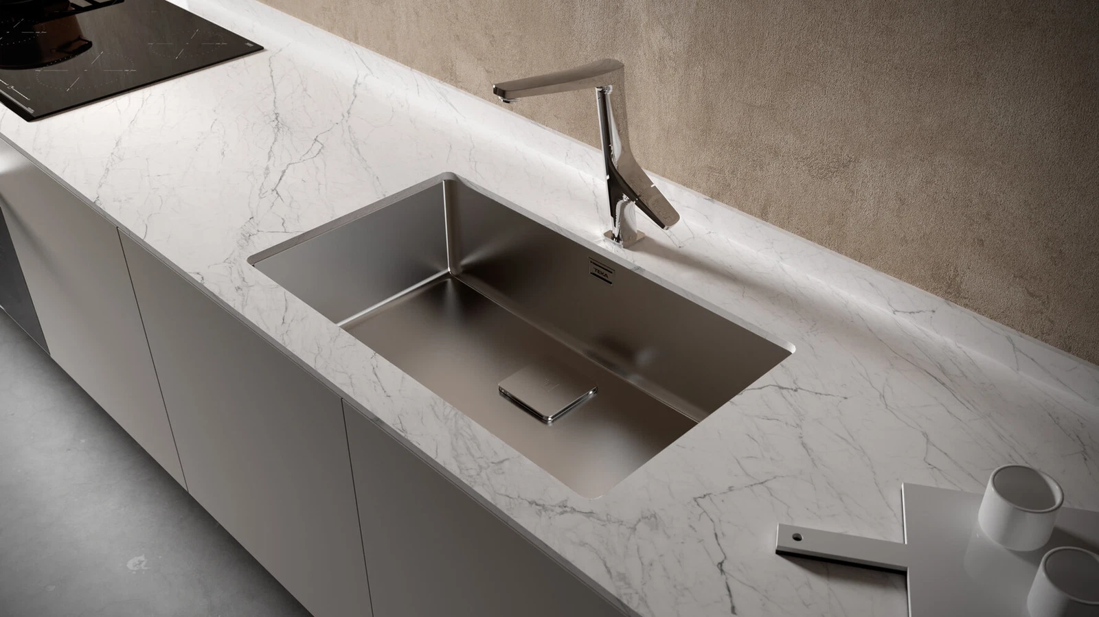 Смеситель Sense с высоким поворотным изливом SN 915 CHROME