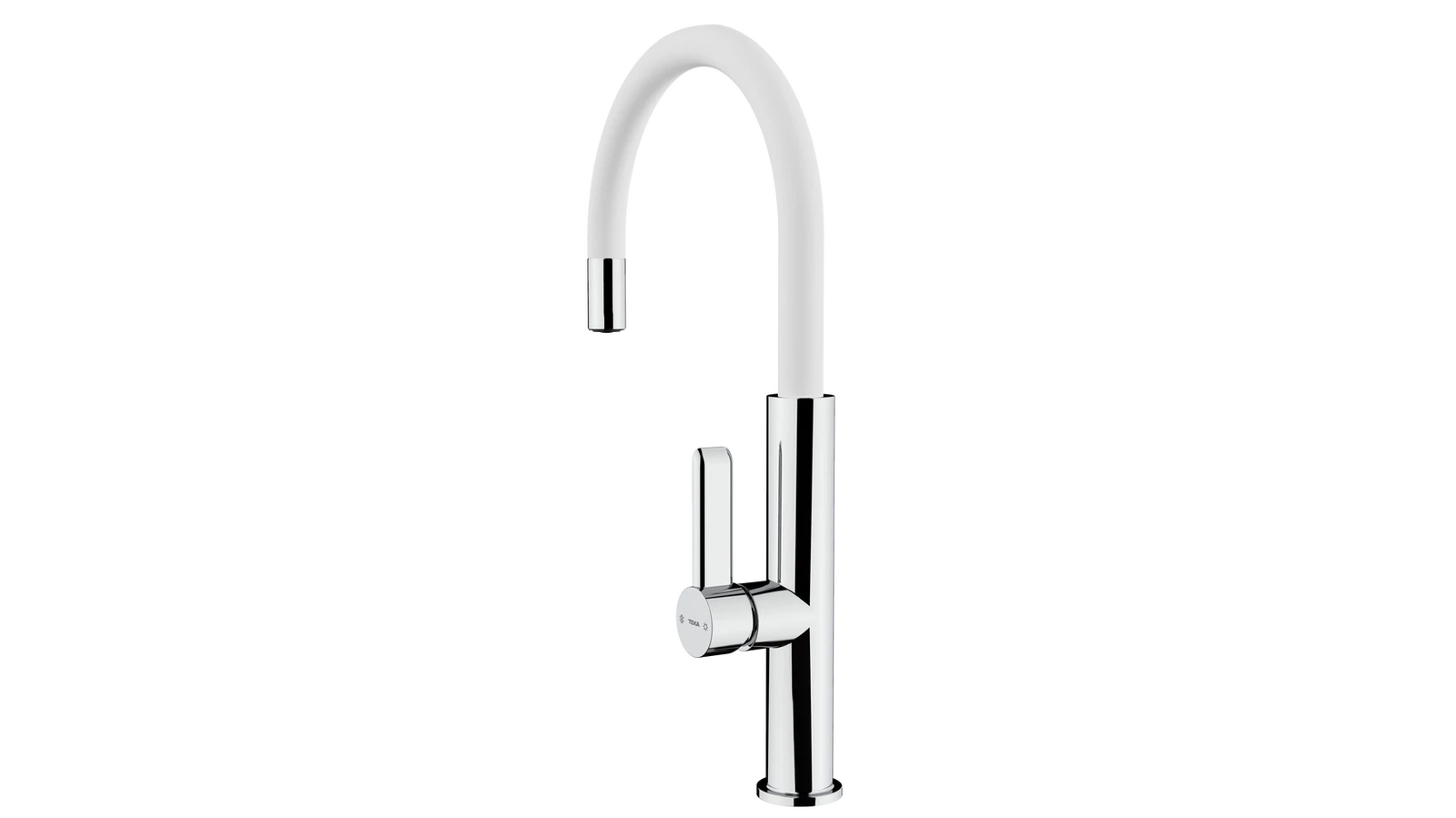 Смеситель с высоким поворотным изливом FOT 995 WHITE