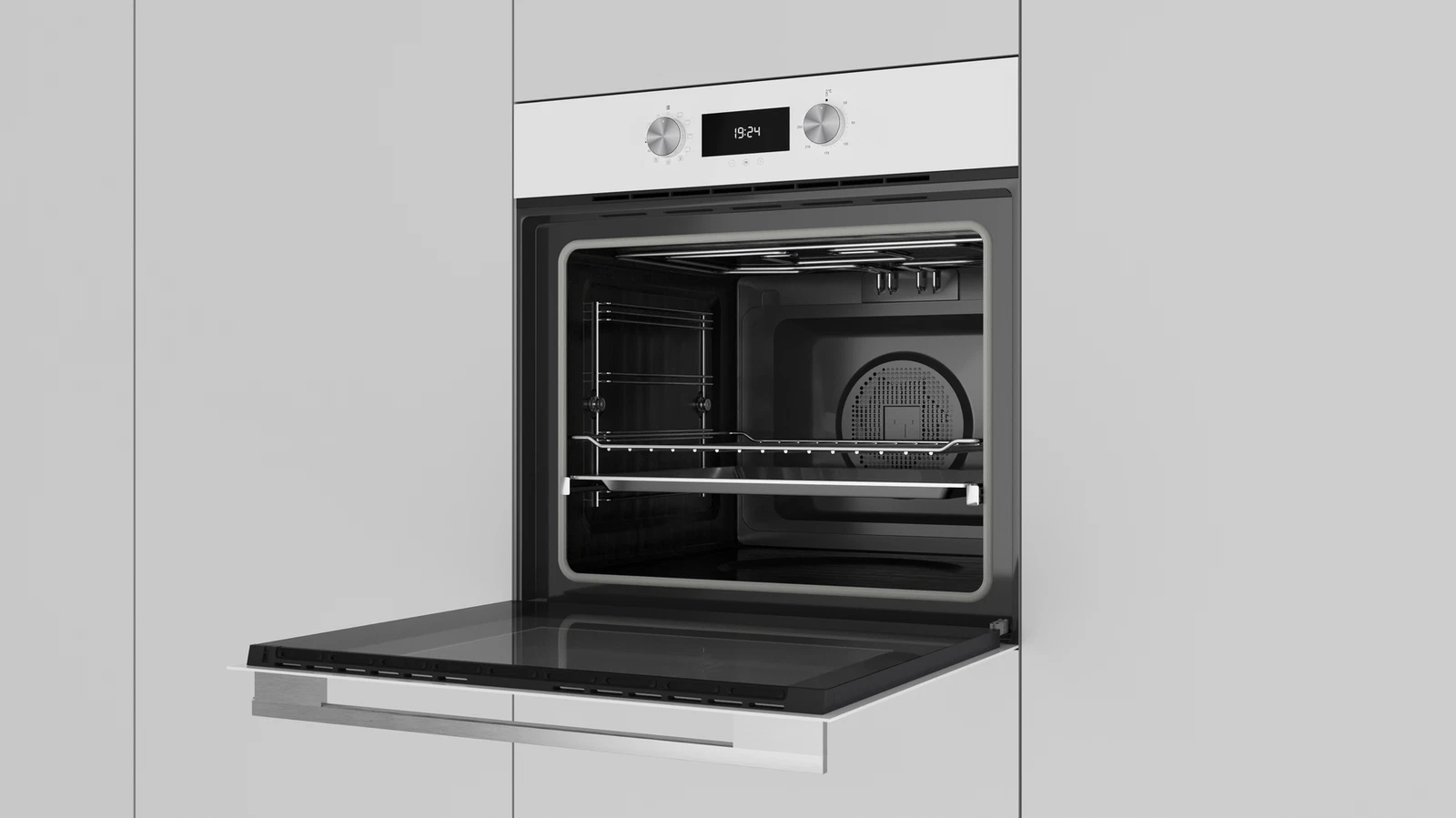 Духовой шкаф электрический Teka Urban HLB 8400 WHITE MARBLE Белое Стекло