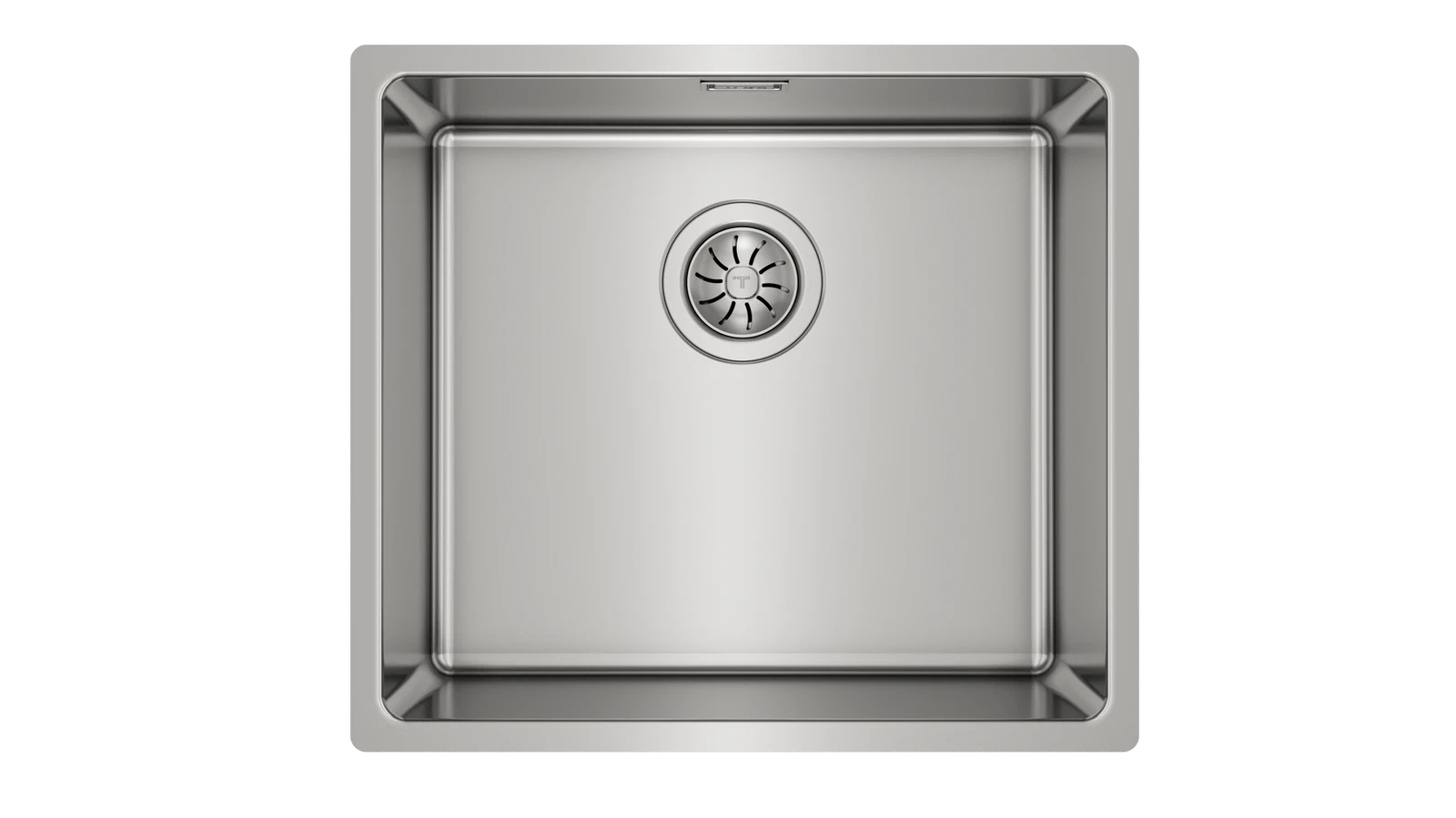 Мойка из нержавеющей стали с 1-ой чашей/ Подстольный монтаж BE LINEA RS15 45.40 POLISHED