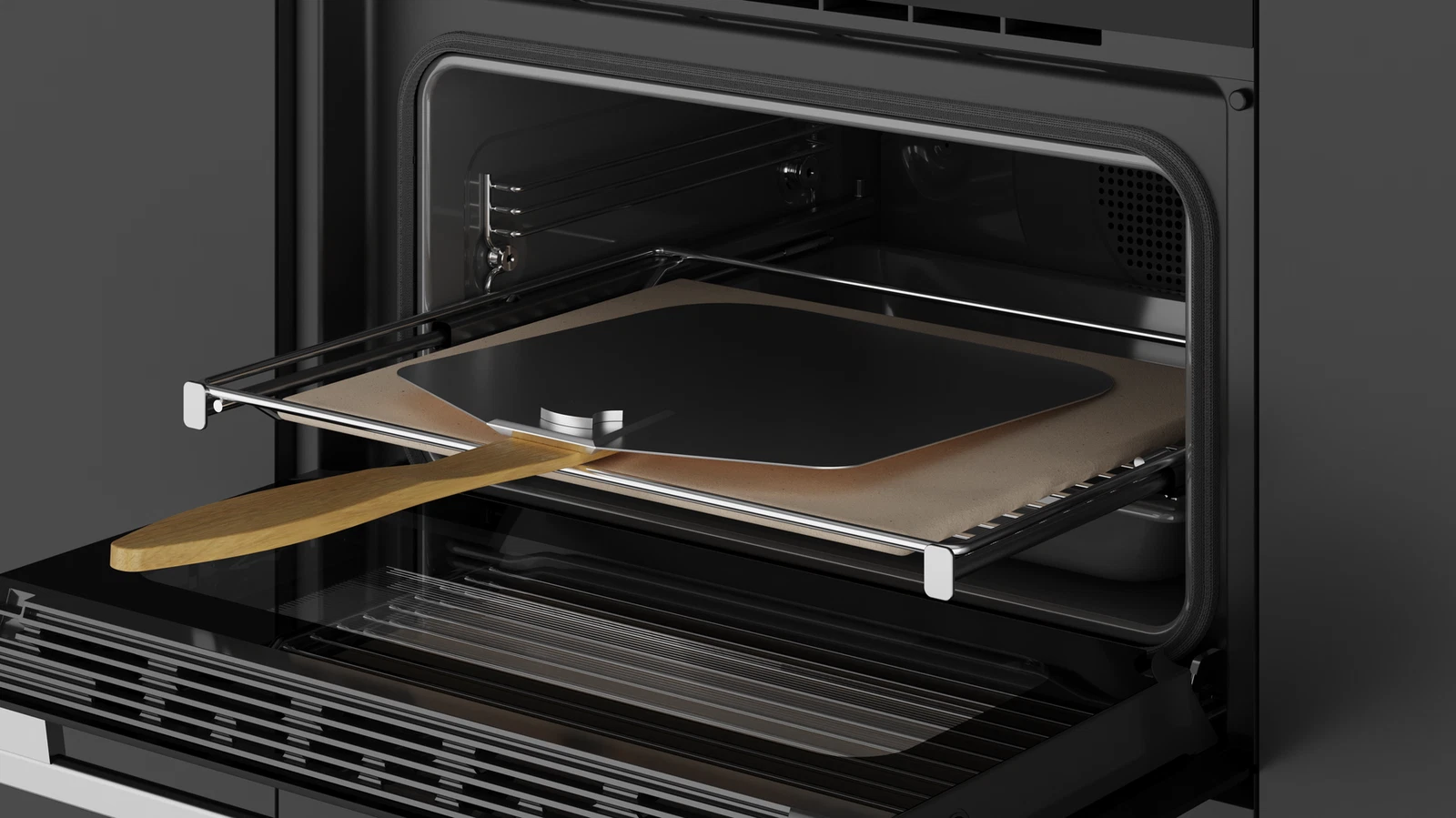 Компактный духовой шкаф  Teka Urban MAESTROPIZZA HLC 8510P NIGHT RIVER BLACK Ночная Река