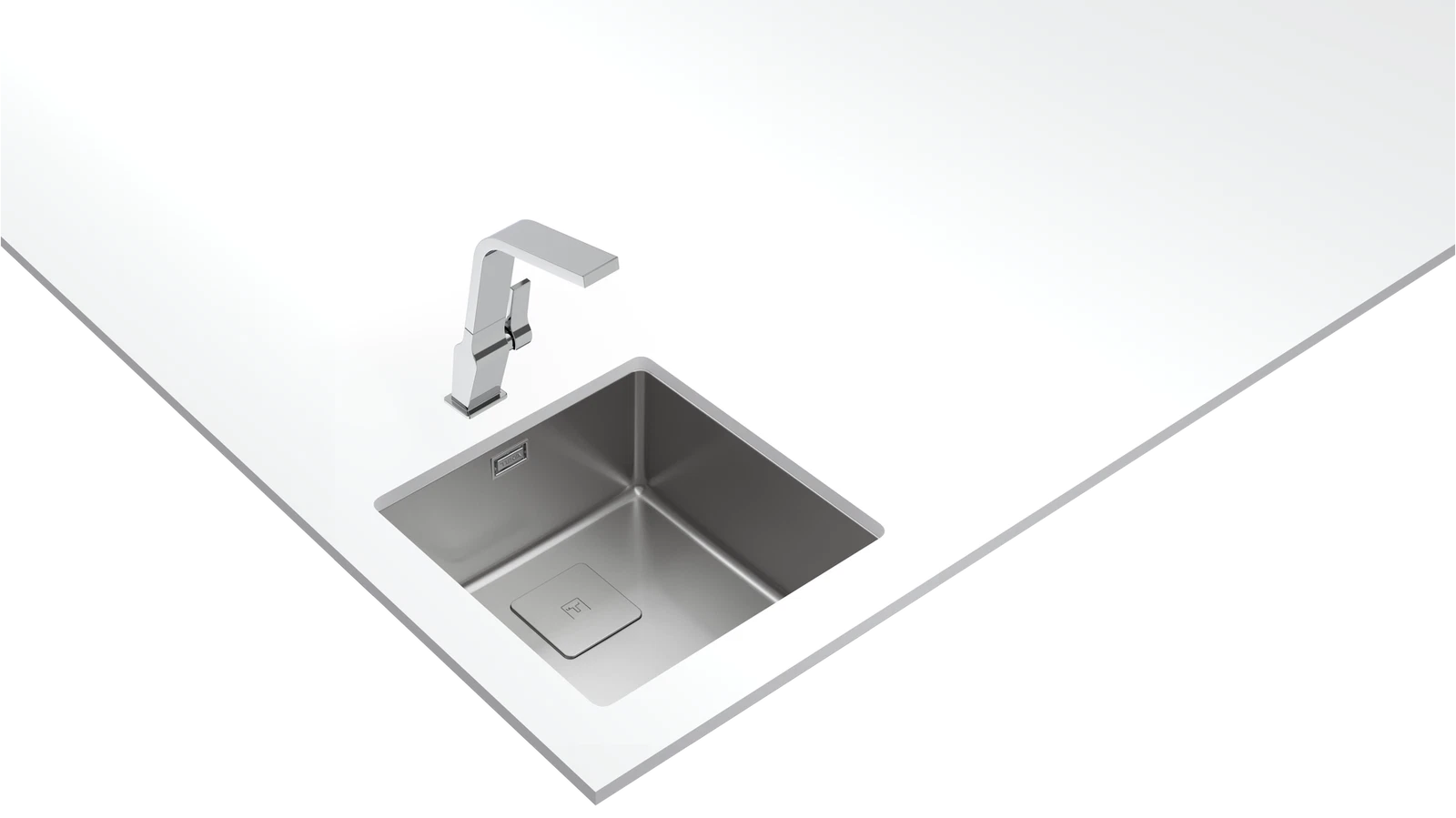 Мойка из нержавеющей стали Teka  FLEXLINEA RS15 40.40 M-XT 1B PureClean Мягкая текстура / Водотталкивающий эффект подстольного монтажа / монтаж заподлицо / монтаж сверху (плоский кант)