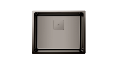 Мойка из нержавеющей стали Teka  FLEXLINEA RS15 50.40 PVD TITANIUM PVD покрытие / Титан подстольного монтажа / монтаж заподлицо / монтаж сверху (плоский кант)