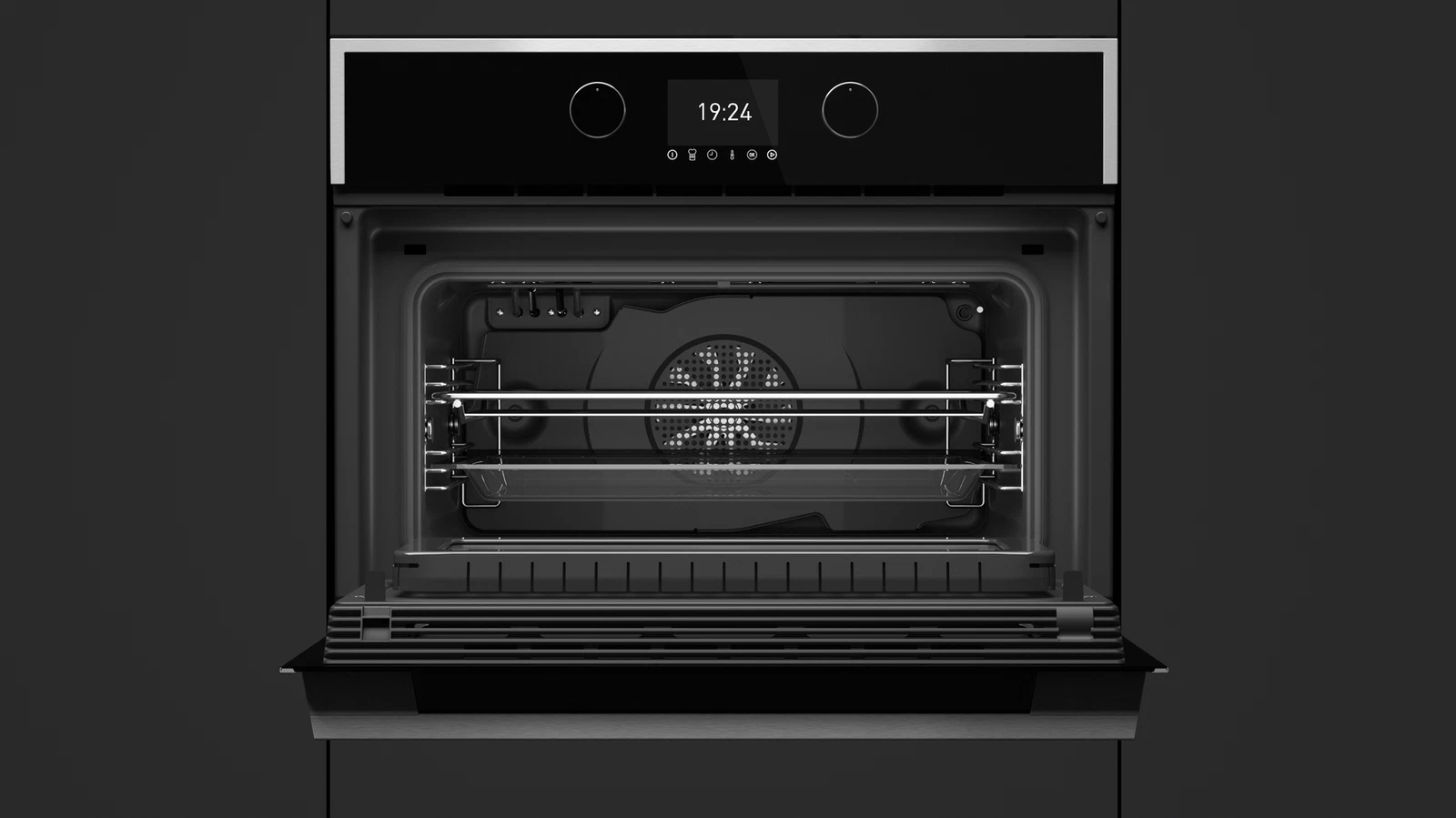 Компактный духовой шкаф  Teka Maestro HLC 847 C BLACK-SS Чёрное Стекло